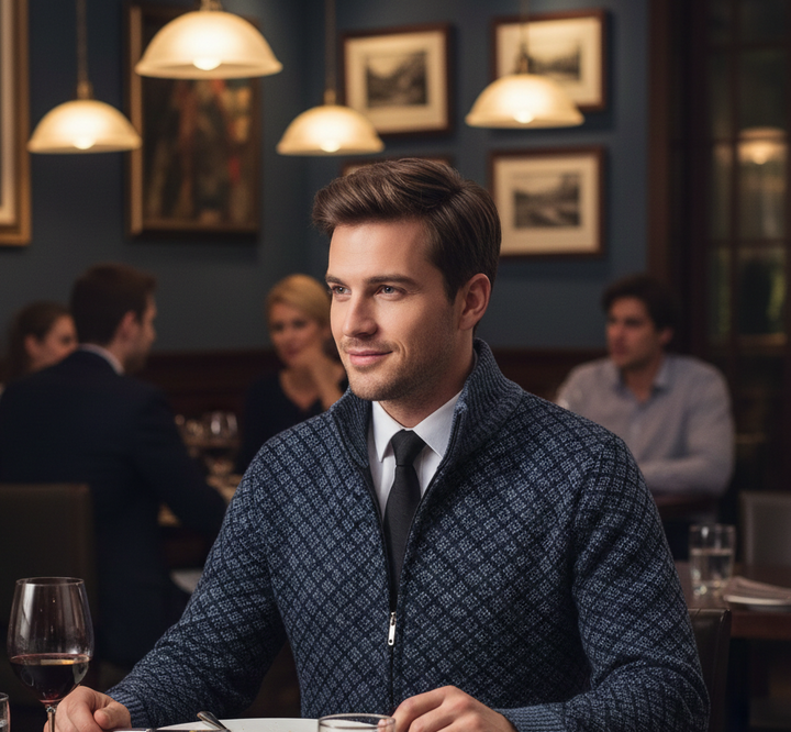 Oliwier | Luksusowy kardigan casual